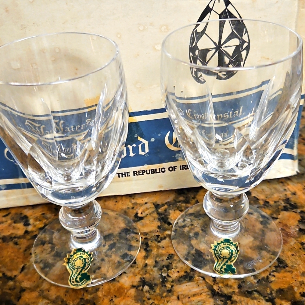 Waterford Crystal WINE glasses set of 4